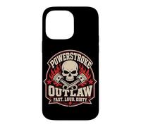 Powerstroke Outlaw Diesel Skull Graphic Fast Loud Dirty Coque pour iPhone 14 Pro Max