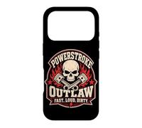 Powerstroke Outlaw Diesel Skull Graphic Fast Loud Dirty Coque pour iPhone 17 Pro
