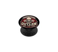 Powerstroke Outlaw Diesel Skull Graphic Fast Loud Dirty PopSockets PopGrip Adhésif