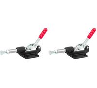 POWERTEC 1 pince à bascule, capacité de maintien de 226,8 kg, pince à libération rapide de 305 cm pour gabarits et fixations de travail du bois, gabarits de trou de poche, soudure, CNC (20318)