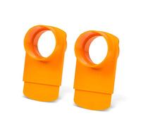 POWERTEC 70294-P2 Lot de 2 raccords en plastique ABS de 6,3 cm pour systèmes de collecte de poussière intégrés résistants aux obstructions