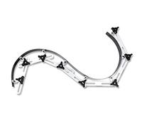 POWERTEC 71056 Gabarit courbe flexible 37" - Outil professionnel pour le travail du bois