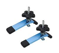 POWERTEC 71168 Lot de 2 colliers de serrage en T, 14,9 cm (L) x 3,8 cm (l) - Bleu Noir