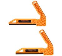POWERTEC 71338 Bâton poussoir en plastique | Outils de poussée de luxe en forme de L pour le travail du bois - Lot de 2 (brevet en attente de brevet)