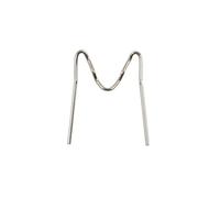 PowerTec 92547 Lot de 100 agrafes en forme de M 0,6 mm
