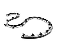 POWERTEC Flexible Curve Template Ruler 107", Wood Curve, Woodworking Profiling Strip, Template Tool Metal Steel, Durable Bendable Segmented Professional Contour with Knobs & Locking Mechanism - 71527