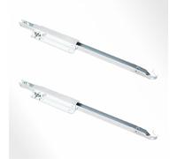 POWERTEC Lot de 2 Supports de Table en métal argenté 71426