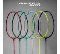 Powertek 200 Pro Graphite Strung Badminton Racket With Full Racket Cover,For Intermediate Players,Weight: 95 Grams,Maximum String Tension,18-20lbs