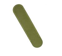 Powertool Étui de protection en cuir pour stylos plume fait à la main 15 x 3,5 cm 4,2 cm, vert