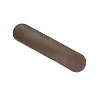 POWERTOOL - Étui en cuir pour stylos à plume, fait à la main, étui de protection souple pour stylos (15 cm x 3,5 cm, marron)