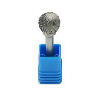 Powertool - Fraise rotative en carbure de tungstène - Tige de 6 mm - Pour le travail du bois, la gravure (double fente, 10 x 8 mm)