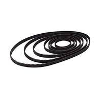 Courroie de distribution GT2, Powertool en caoutchouc synchrone - 6 mm de largeur pour imprimante 3D CNC Machine (2 pièces)