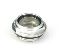 Powertool Lot de 2 verres de visée en aluminium transparent pour compresseur d'air Filetage mâle