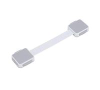 Powertool Lot de 6 verrous de sécurité réglables pour enfants pour armoires de cuisine, tiroirs, appareils ménagers, placards Gris