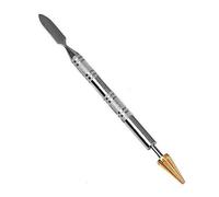 POWERTOOL - Stylo à deux extrémités pour la pose de teinture de tranche sur cuir, applicateur de peinture à l’huile, accessoire de peinture pour cuir (tête conique)