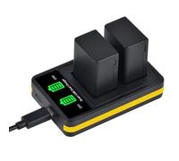 PowerTrust DMW-BMB9 DMW-BMB9E Batterie avec chargeur pour Panasonic Lumix DC-FZ82 DC-FZ80 DMC-FZ72 DMC-FZ45 DMC-FZ48 DMC-FZ62 DMC-FZ100 DMC-FZ150