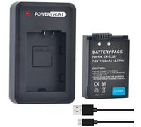 PowerTrust EN-EL25 Batterie 1680 mAh et chargeur USB-C pour Nikon Z50, Z50 II, Z30, ZFC Camera MH-32