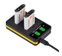 PowerTrust Lot de 2 batteries NP-BX1 et chargeur pour Sony ZV-1, ZV-1F, DSC-RX100 VII, DSC-WX700, DSC-HX95, DSC-HX99, DSC-RX100 VA, DSC-RX1R II, DSC HX350 HX80 RX100V