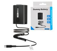 PowerTrust NP-FW50 Batterie factice de type C pour Sony ZV-E10 A7 A7R A7RII A7II A7SII A7S a6000 a6300 a6400 a6500 a5000 RX10