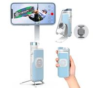 PowerVision S1 Smartphone Nacelle de stabilisation pour iPhone Android Vlog Youtuber Trépied AI Tracking Selfie Powerbank Support de Téléphone Accessoire de Voyage （Explorer Kit，Bleu）