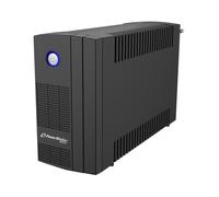 PowerWalker Basic VI 650 SB Onduleur Line-Interactive 0.65kVA/360W, 2 prises Type F, Batterie 12V 5Ah, USB, Écran LCD, Logiciel PowerMaster