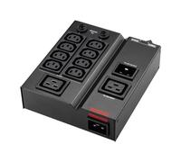 PowerWalker MBS/PDU IEC 1-3kVA - Unité de distribution secteur - CA 208/220/230/240 V - connecteurs de sortie : 9 - noir