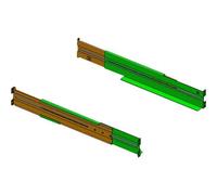 Powerwalker RK7 - Kit de montage UPS - montable sur rack - 1U - pour PowerWalker VI 1000 R1U, VI 1500 R1U, VI 500 R1U, VI 750 R1U
