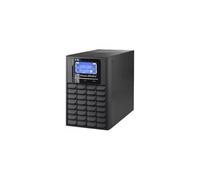 PowerWalker VFI 1000C LCD - Onduleur - 800 Watt - 1000 VA - 9 Ah - RS-232, USB - connecteurs de sortie : 3 - PFC - noir