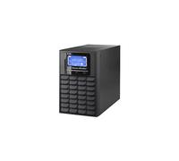PowerWalker VFI 1000C LCD - Onduleur - 800 Watt - 1000 VA - 9 Ah - RS-232, USB - connecteurs de sortie : 3 - PFC - noir