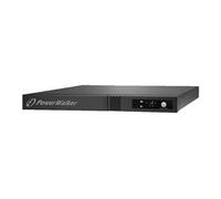 PowerWalker VFI 1000R/1U - Onduleur (rack-montable) - 800 Watt - 1000 VA - 7 Ah - RS-232, USB - connecteurs de sortie : 3 - 1U - 19" - noir