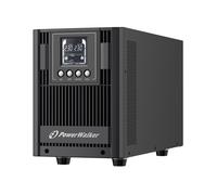 PowerWalker VFI 2000 AT UPS Double Conversion 2kVA/1800W, 4 Prises Type F, Port USB, RS-232, Ecran LCD, Format Compact, 151x390x225mm