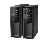 PowerWalker VI 1000 CSW UPS 1000VA/600W Line Interact, 10121112 (UPS 1000VA/600W Line Interact. Pure Sine Wave, HID Driver, USB Charging Ports)