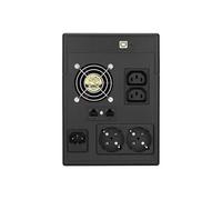 PowerWalker VI 1500 LCD - Onduleur - CA 220/230/240 V - 900 Watt - 1500 VA - 9 Ah - USB - connecteurs de sortie : 4 - noir