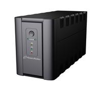 PowerWalker VI 2200 SH Onduleur Line-Interactive 2.2kVA/1200W, 4 prises C13, USB, RJ45/RJ11, Batterie 12V 9Ah, Mini Tower LCD