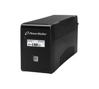 PowerWalker VI 650 LCD - Onduleur - CA 220/230/240 V - 360 Watt - 650 VA - 7 Ah - USB - connecteurs de sortie : 2 - noir