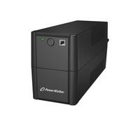 PowerWalker VI 650 SH - Onduleur - CA 170 - 280 V - 360 Wh - 650 VA - USB - connecteurs de sortie : 2