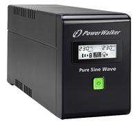 PowerWalker VI 800 SW 800VA Compact Noir Alimentation d'énergie Non interruptible - alimentations d'énergie Non interruptibles (800 VA, 480 W, 220 V, 240 V, 220 V, 240 V)