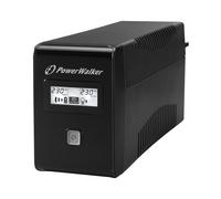 PowerWalker VI 850 LCD - UPS Line-Interactive 0.85 kVA / 480W - Tension Entrée 162-290V, Sortie 230V - Mini Tower LCD avec USB