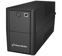 PowerWalker VI 850 SE - Onduleur - CA 220/230/240 V - 480 Watt - 850 VA - 9 Ah - USB - connecteurs de sortie : 2 - noir