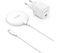 Powerwave Magnetic Pad Lite Wireless Magnetic Charging Kit With 150cm Usb-C Charging Cable And Power Supply, Suitable For Iphone 15/15 Pro/15 Pro Max/14/13/13 Mini/13 Pro/13 Pro