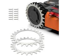 PowerWerk Crampons de Robot Tondeuse en Acier Inoxydable 3 mm pour modèle Worx S/M Amélioration de la Traction pour Tondeuse Robot Vis en Acier Inoxydable Accessoires Roues Hors Roues