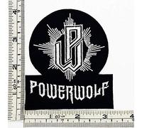 Powerwolf Black Patch Badge Embroidered Iron on Applique