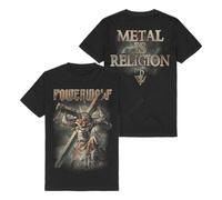 Powerwolf Interludium Homme T-Shirt Manches Courtes Noir M 100% Coton Regular/Coupe Standard
