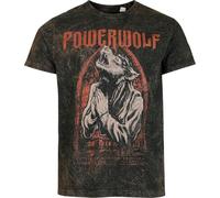 Powerwolf Lupus Dei Homme T-Shirt Manches Courtes Rouille XL 100% Coton Regular/Coupe Standard