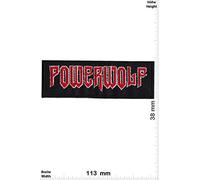 Powerwolf - Power-Metal-Band Group Patch Badge Embroidered Iron on Applique