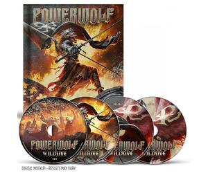 Powerwolf - Powerwolf, Neues Album 2026, Wildlive Live at Olympiahalle, Mediabook mit 2 CDs, 1 DVD, 1 Blu-ray