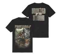 Powerwolf Sainted by The Storm Homme T-Shirt Manches Courtes Noir S