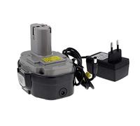 Powery Batterie pour Makita Radio BMR100 Li-Ion Chargeur incl.