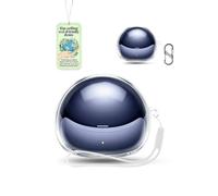 powfix Coque Gris Transparente TPU pour Huawei FreeClip 2 S | Accessoires Inclus : Cordon de Port et Anneau en Forme de 8 | Protection Anti-Chocs Anti-Rayures, Installation Instantanée, Design Épuré