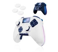 Powfix Coque Silicone Antichoc pour ASUS ROG 2 Pro Blanc Manette | Protection souple et antidérapante, accès total aux boutons et gâchettes. Confort de jeu optimisé, finition noire élégante.